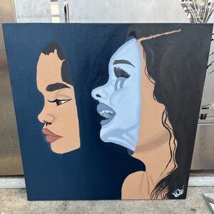 Masking It Oil Painting